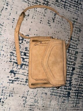 Beige Women’s Crossbody Bag - Neutral Tan Shoulder Bag